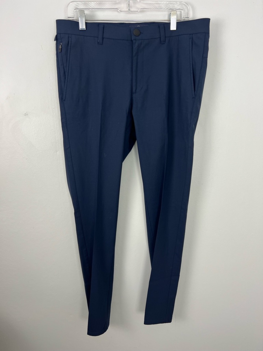 Hart Schaffner Marx Wool Blend Navy Dress Pants